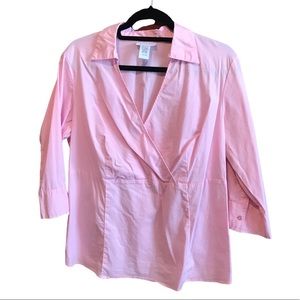 🎉3 for $15🎉 Avenue 14/16 pink top